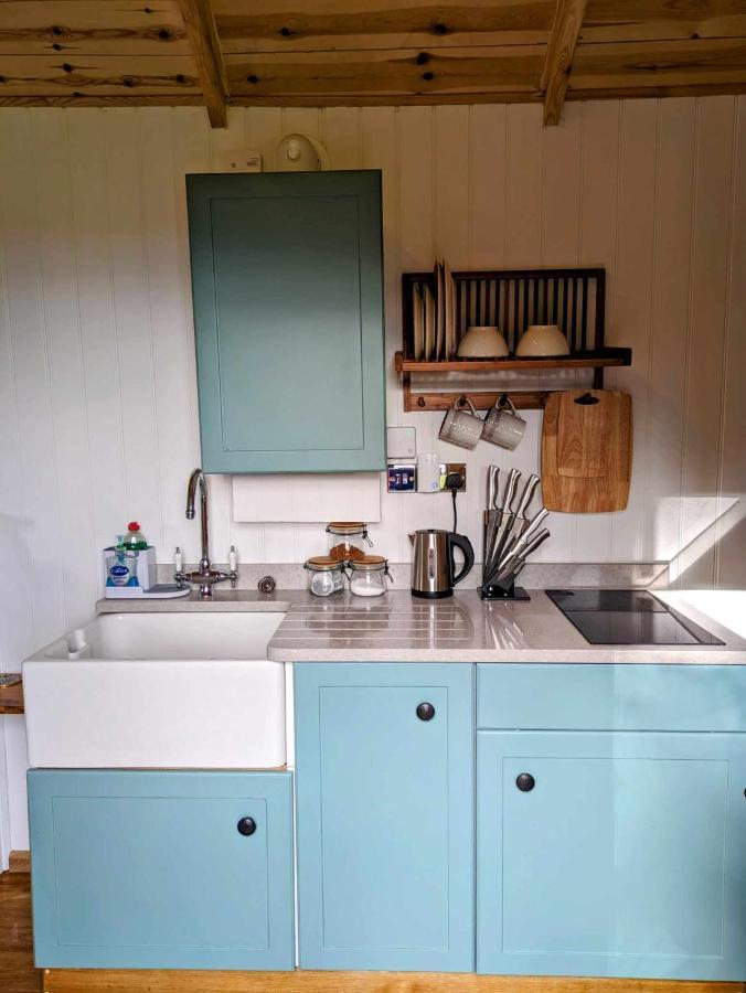 Romantic Nature Retreat, Luxury Glamping & Stargazing Views - Dragonfly Shepherd Hut Yarpole Екстериор снимка